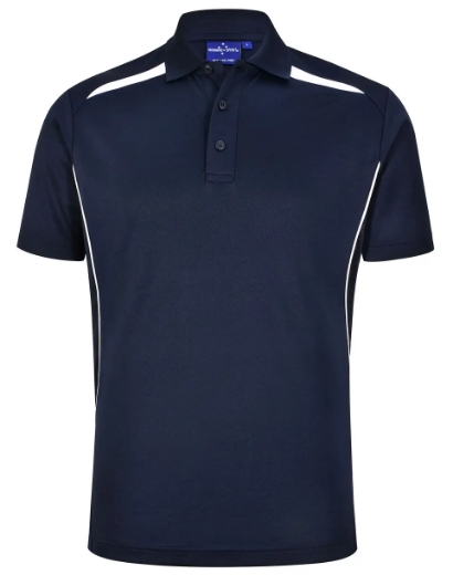 Picture of Winning Spirit, Mens Contrast SS Polo.